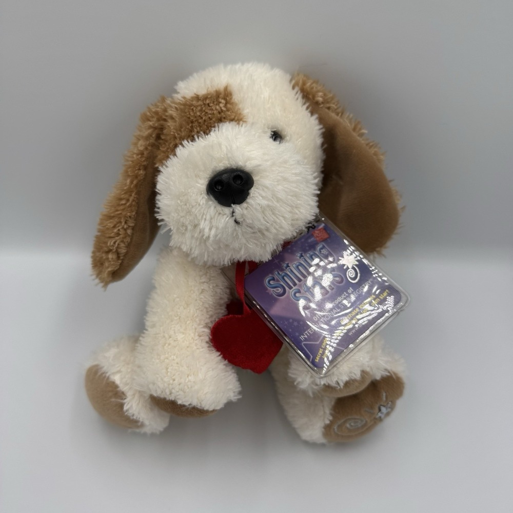 Russ Berrie Shining Stars Plush Dog Name Your Own Star NWT